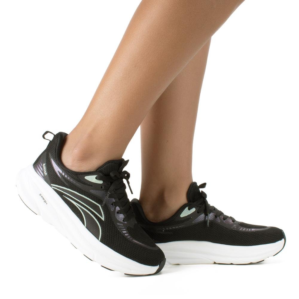 Tênis Kolosh Esportivo Feminino Spectra E0348 Preto/Verde