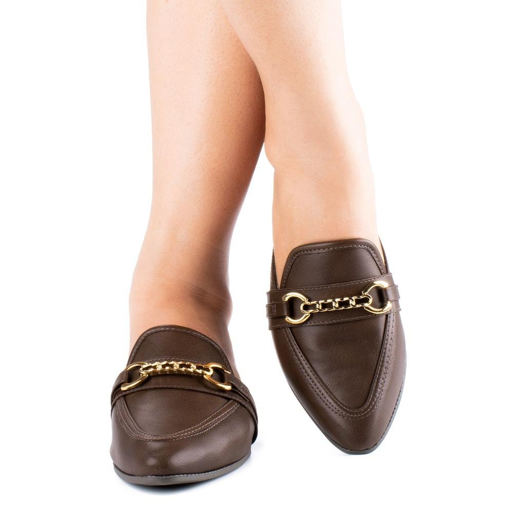 Mule Mississipi de Salto Baixo MC882 Marrom 2