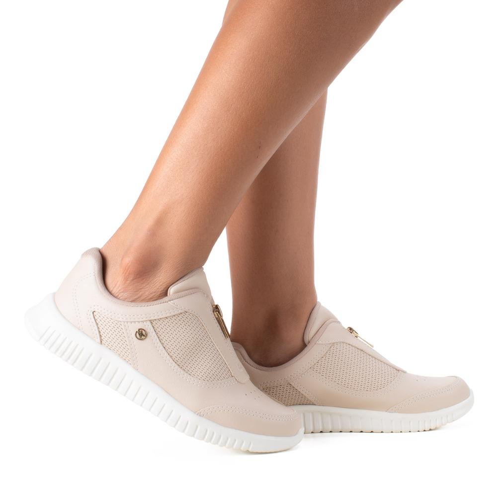 Tênis Kolosh Casual de Calce Fácil C4008 Bege Claro 2