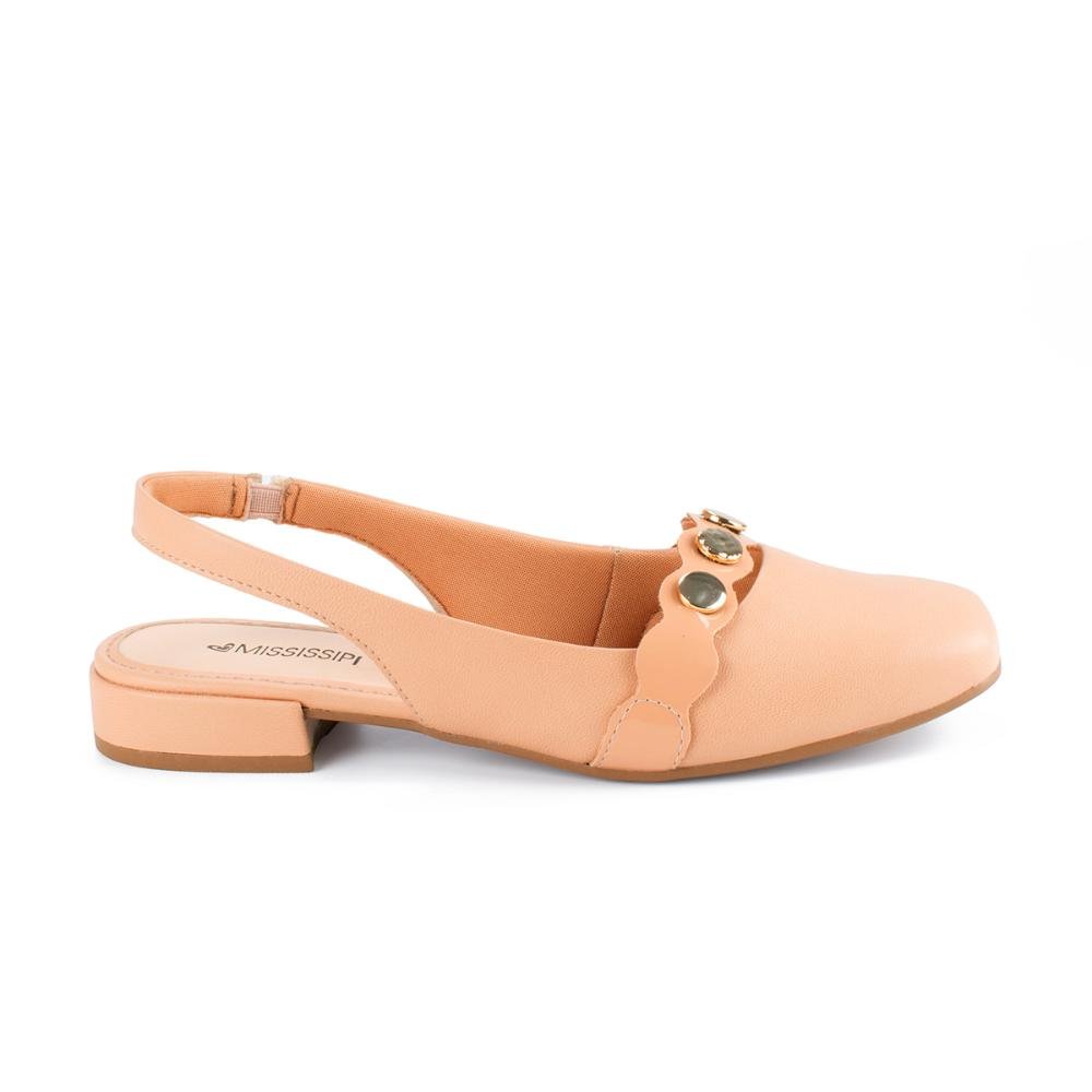 Sapato Mississipi de Salto Baixo MC952 Laranja 3