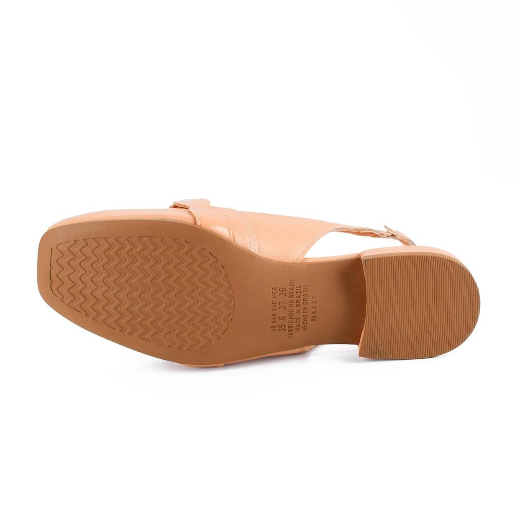Sapato Mississipi de Salto Baixo MC952 Laranja 5