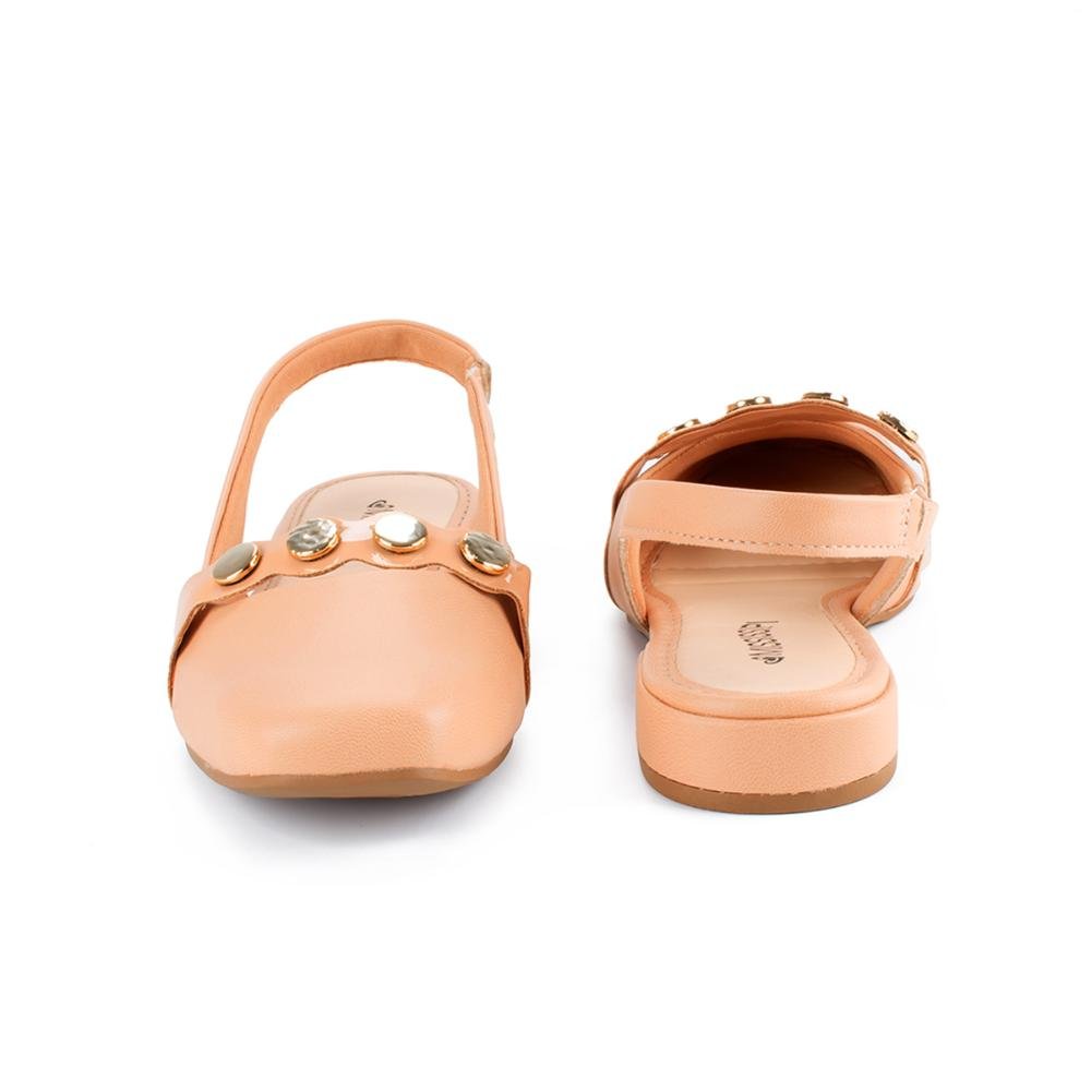 Sapato Mississipi de Salto Baixo MC952 Laranja 6