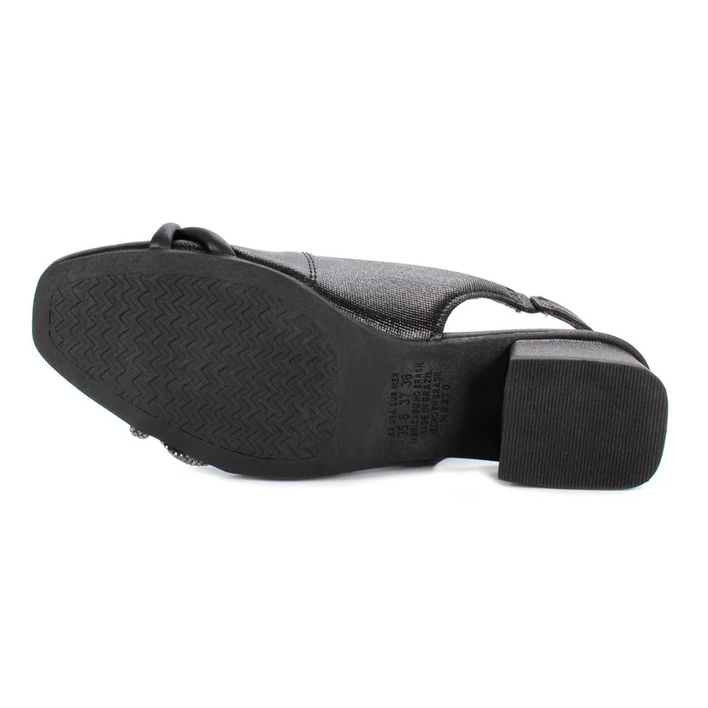 Sapato Mississipi de Salto Bloco MC973 Preto 5