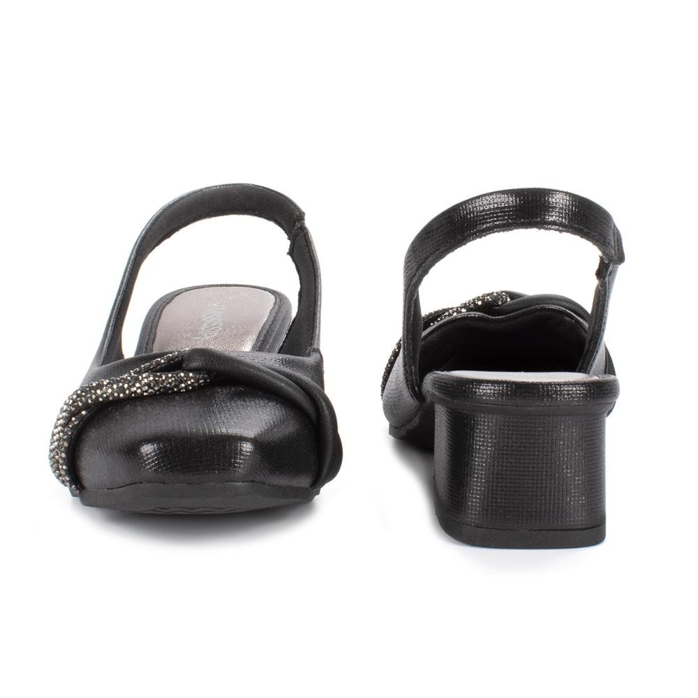 Sapato Mississipi de Salto Bloco MC973 Preto 6