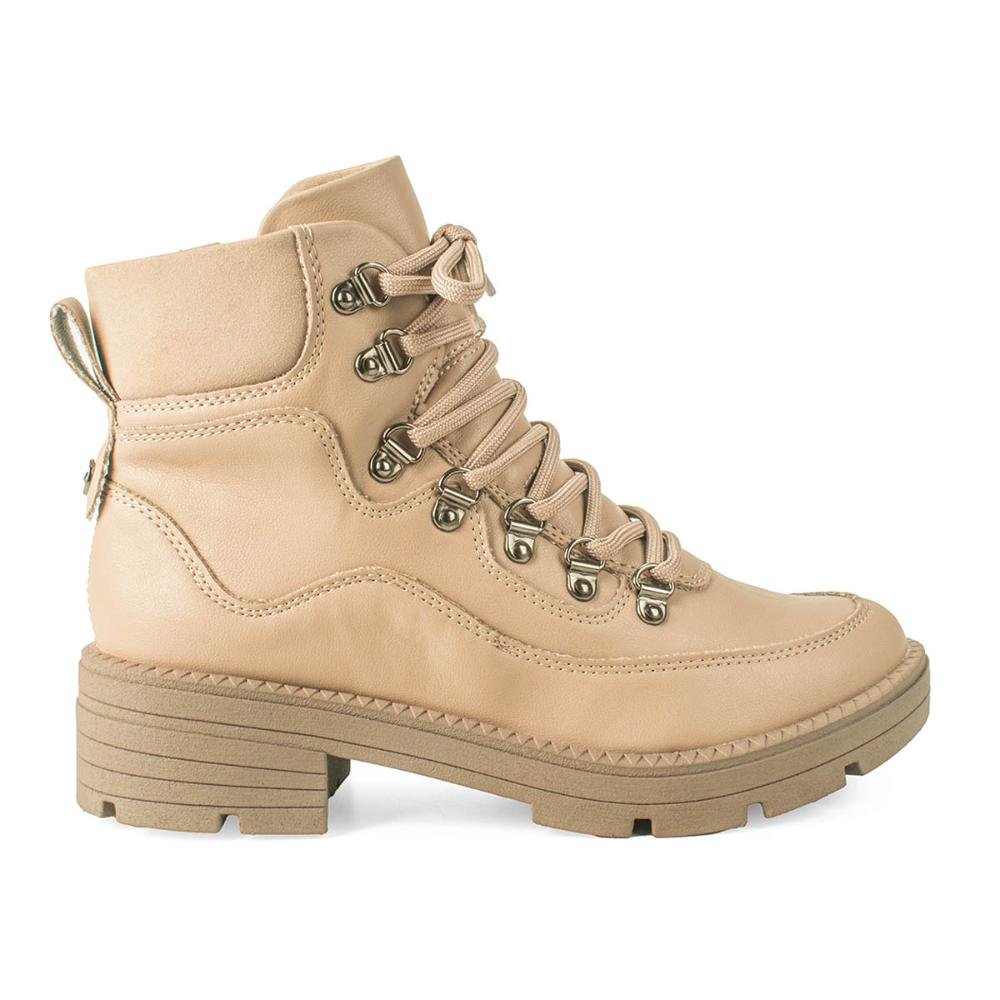 Bota Coturno Dakota Tratorada Feminina DA881 Bege 1