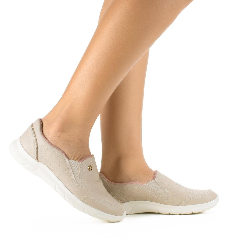 Tênis Kolosh Slip On Feminino C4043 Cinza Claro 2