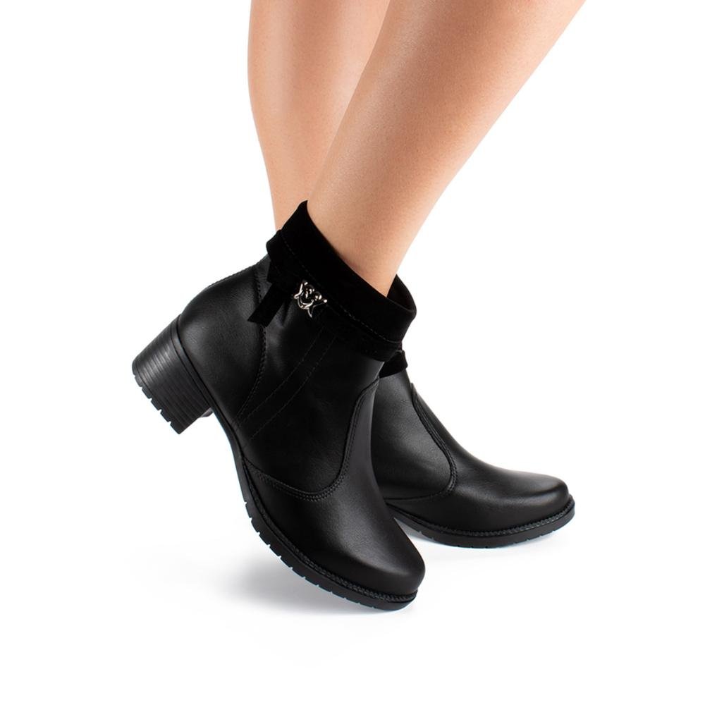 Bota Mississipi de Cano Curto Feminina MC801 Preto 2