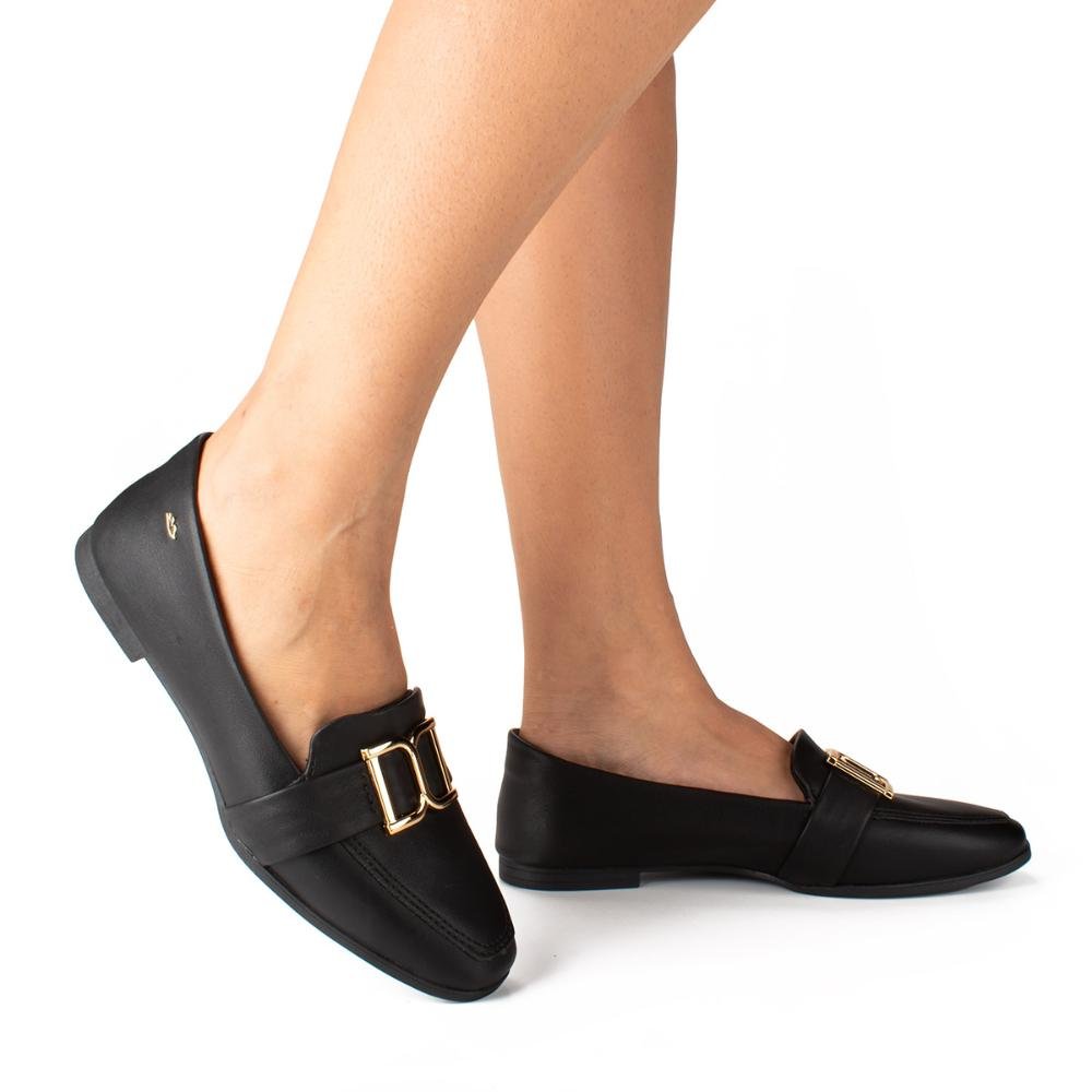 Mocassim Dakota Feminino D0033 Preto 2