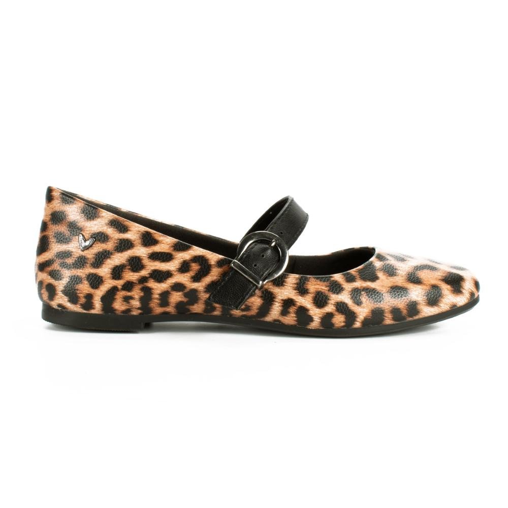Sapatilha Mississipi Metalizada Feminino ME761 Animal Print de Onça 3