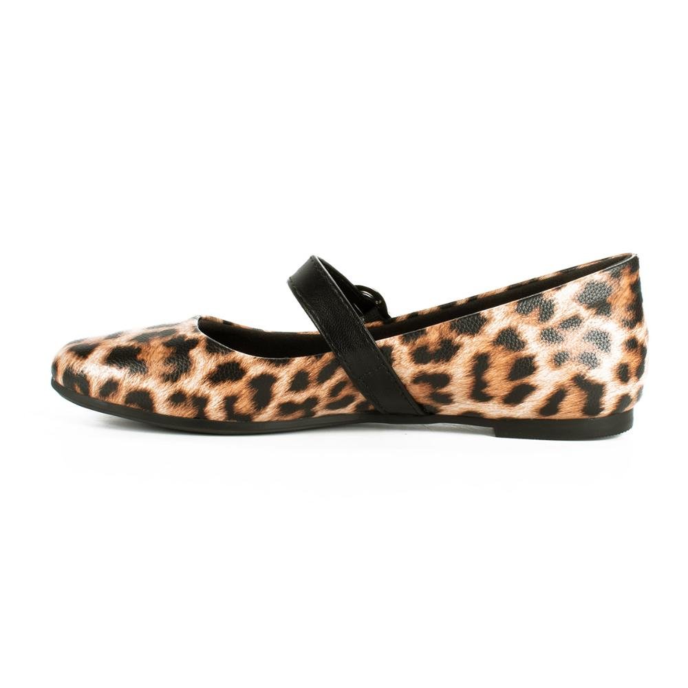 Sapatilha Mississipi Metalizada Feminino ME761 Animal Print de Onça 4