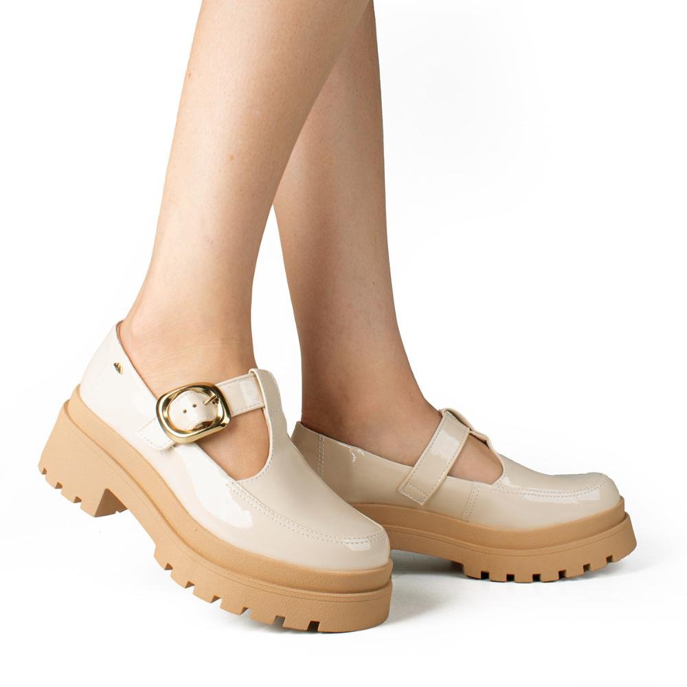 Sapato Dakota Loafer Feminino D0293 Bege 2