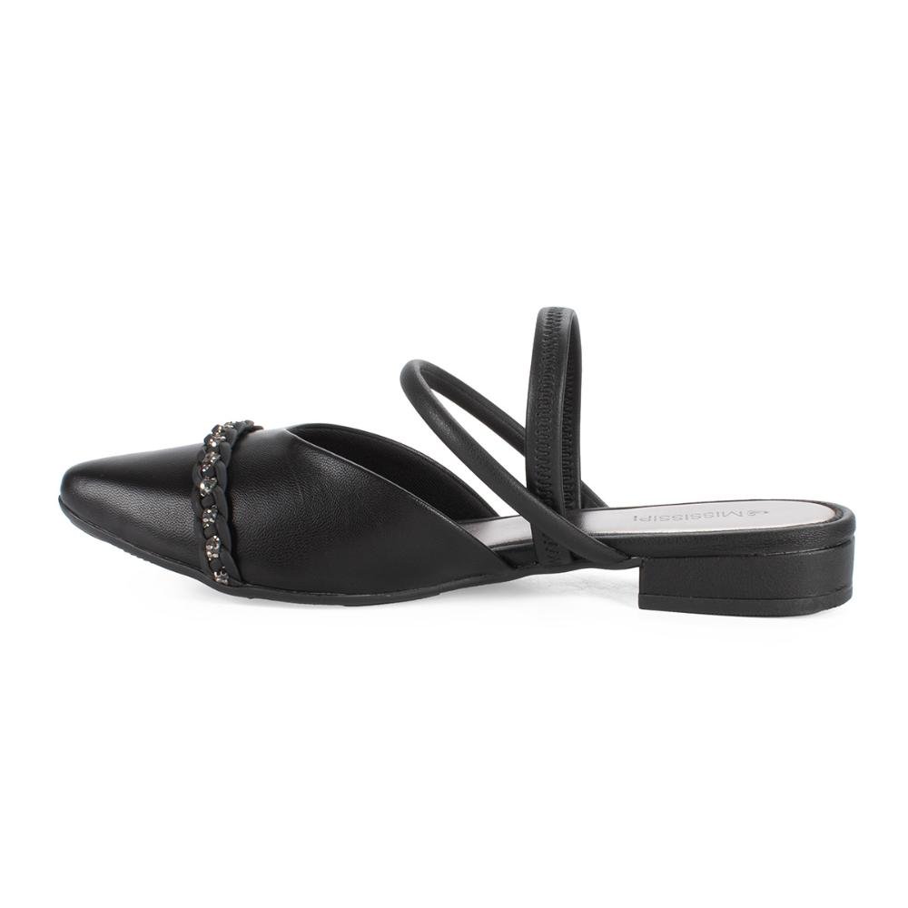 Sapato Mississipi de Salto Baixo Feminino ME591 Preto 4