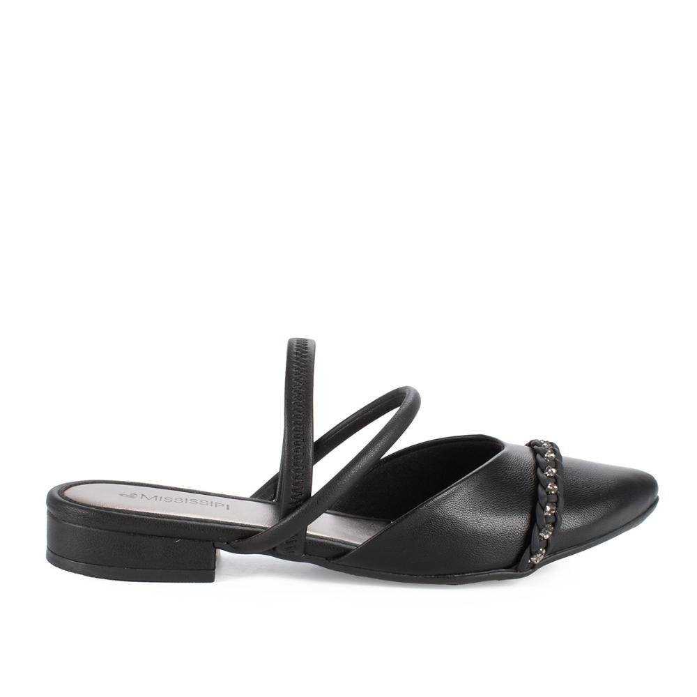 Sapato Mississipi de Salto Baixo Feminino ME591 Preto 3