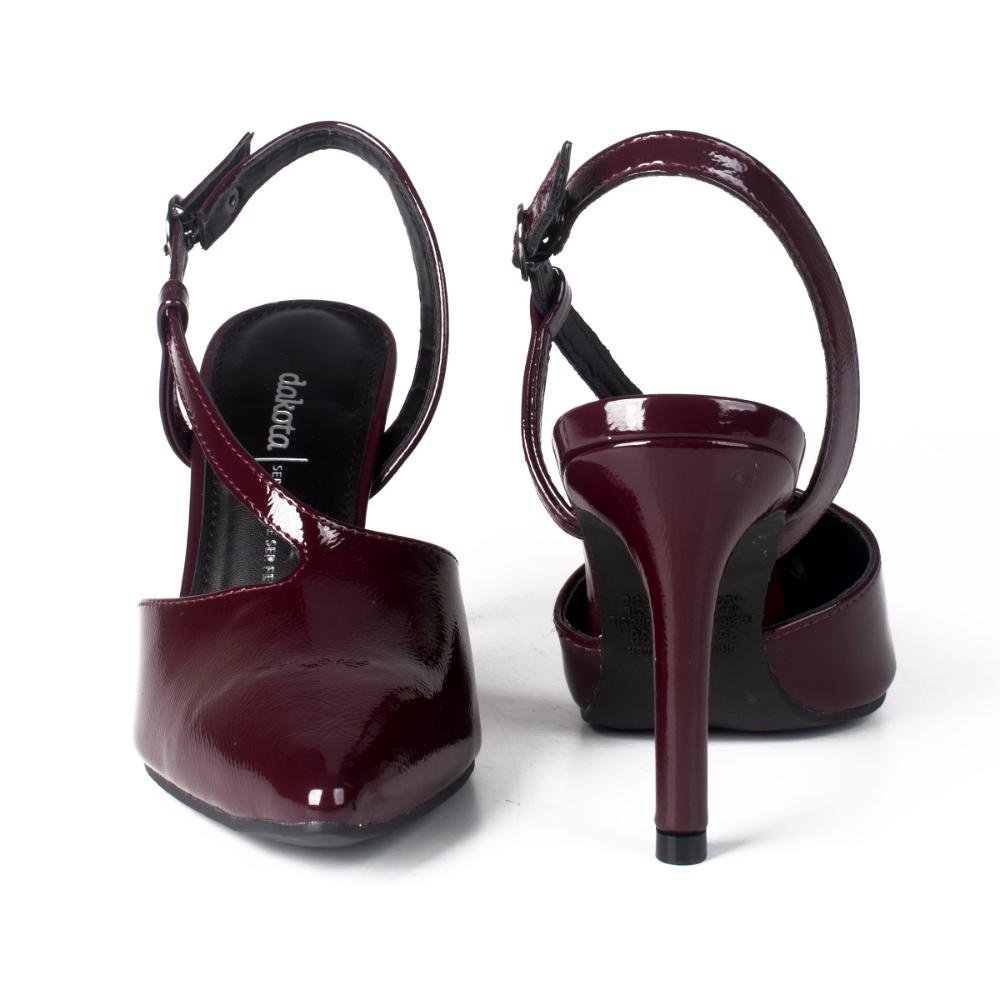 Scarpin Dakota de Salto Alto Feminino D0153 Vermelho 6