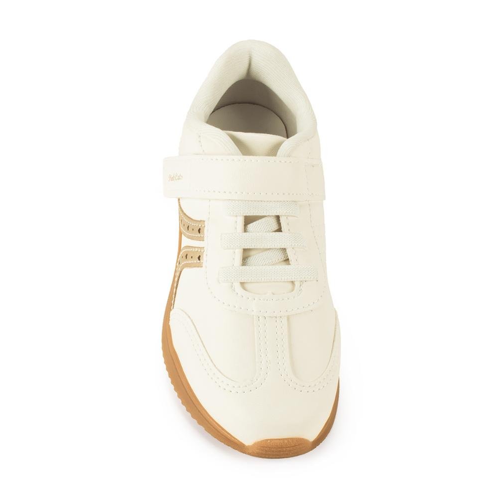 Tênis Pink Cats Infantil Jogging V5273 Branco 6