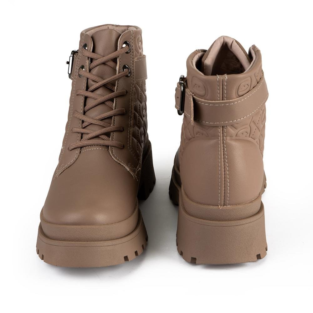 Bota Coturno Dakota Tratorada Feminina DA851 Marrom Claro 7