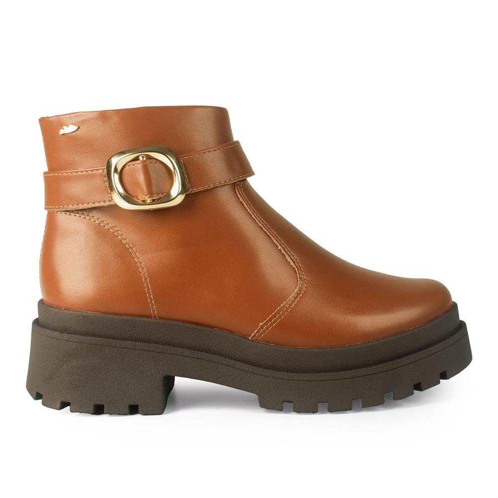 Bota Dakota de Cano Curto Tratorada Feminina DA852 Marrom 3