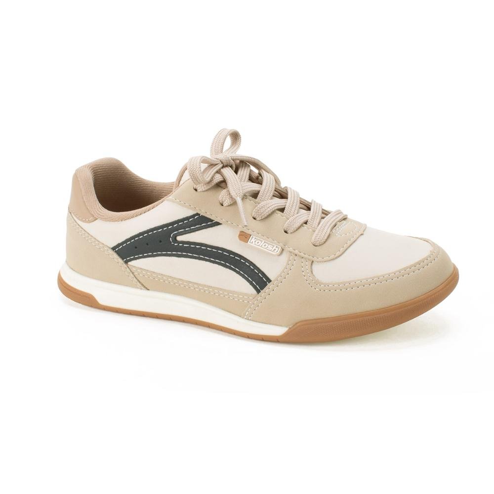 Tênis Kolosh Jogging Feminino C4082 Bege 3