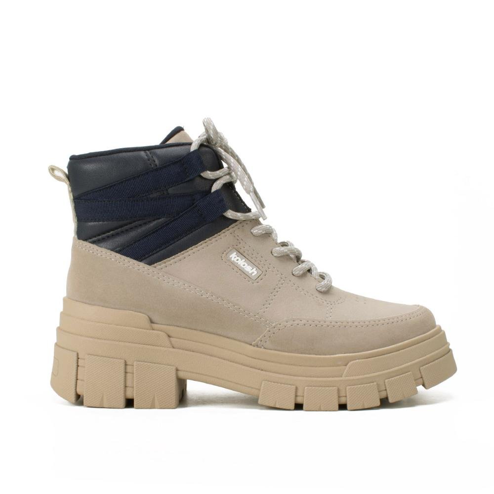 Bota Coturno Kolosh e Marinho Feminino C3764 Bege