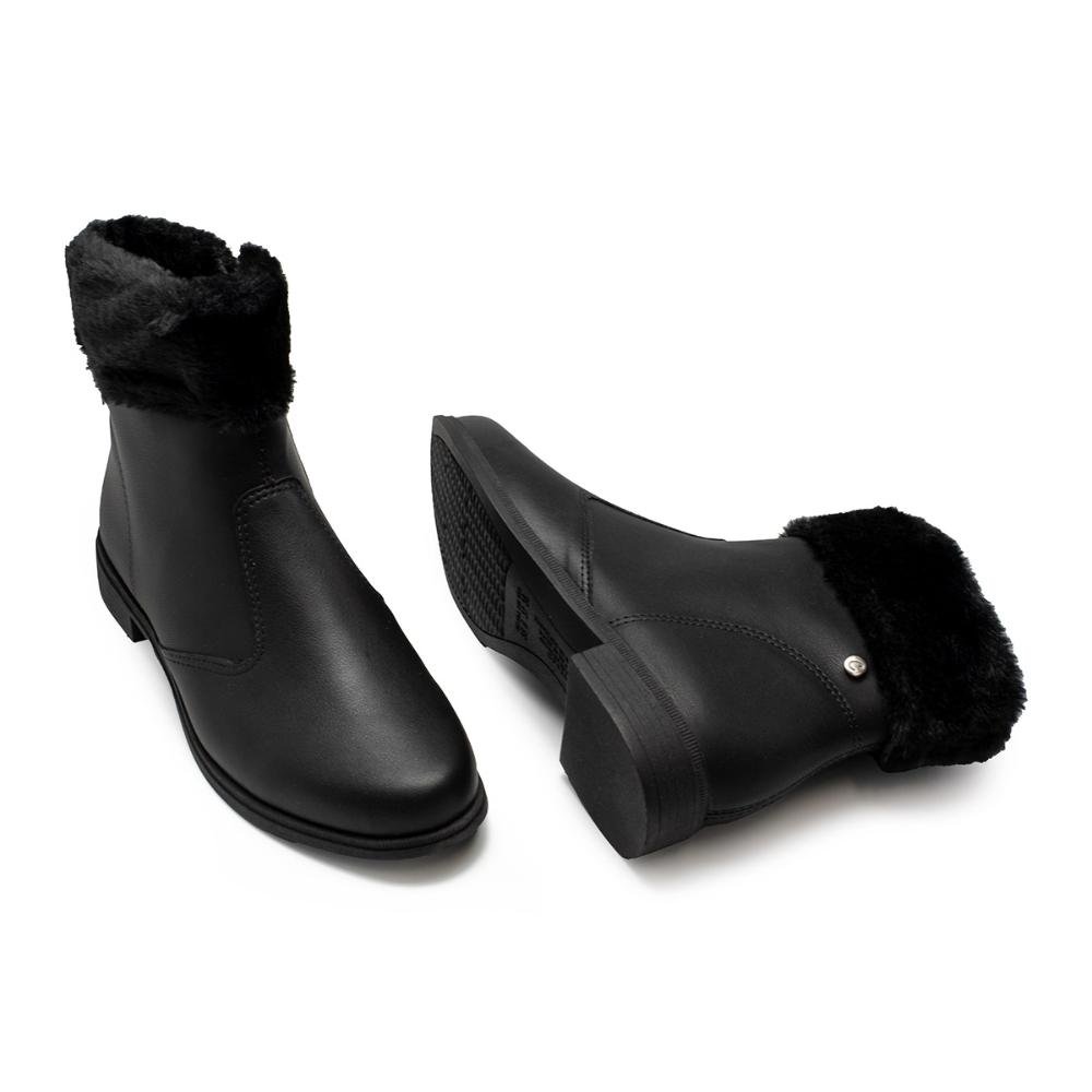 Bota Campesí de Cano Curto Feminina CP971 Preto 6