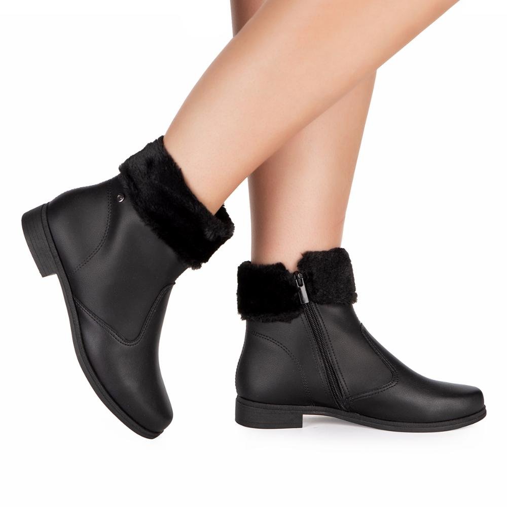 Bota Campesí de Cano Curto Feminina CP971 Preto 7