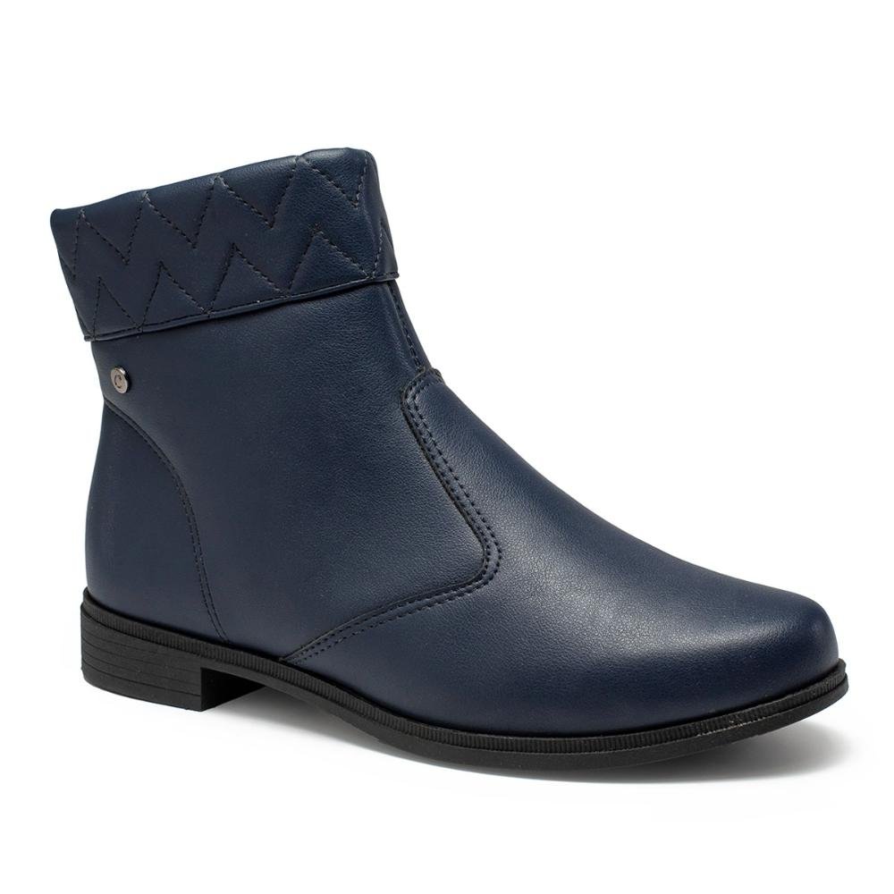 Bota Campesí de Cano Curto Marinho Feminina CP972 Azul 1