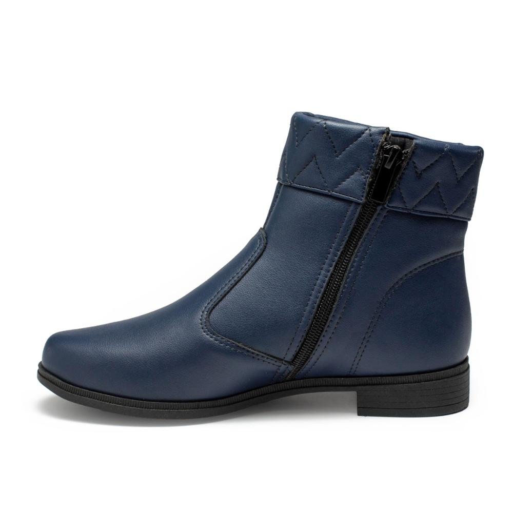 Bota Campesí de Cano Curto Marinho Feminina CP972 Azul 4