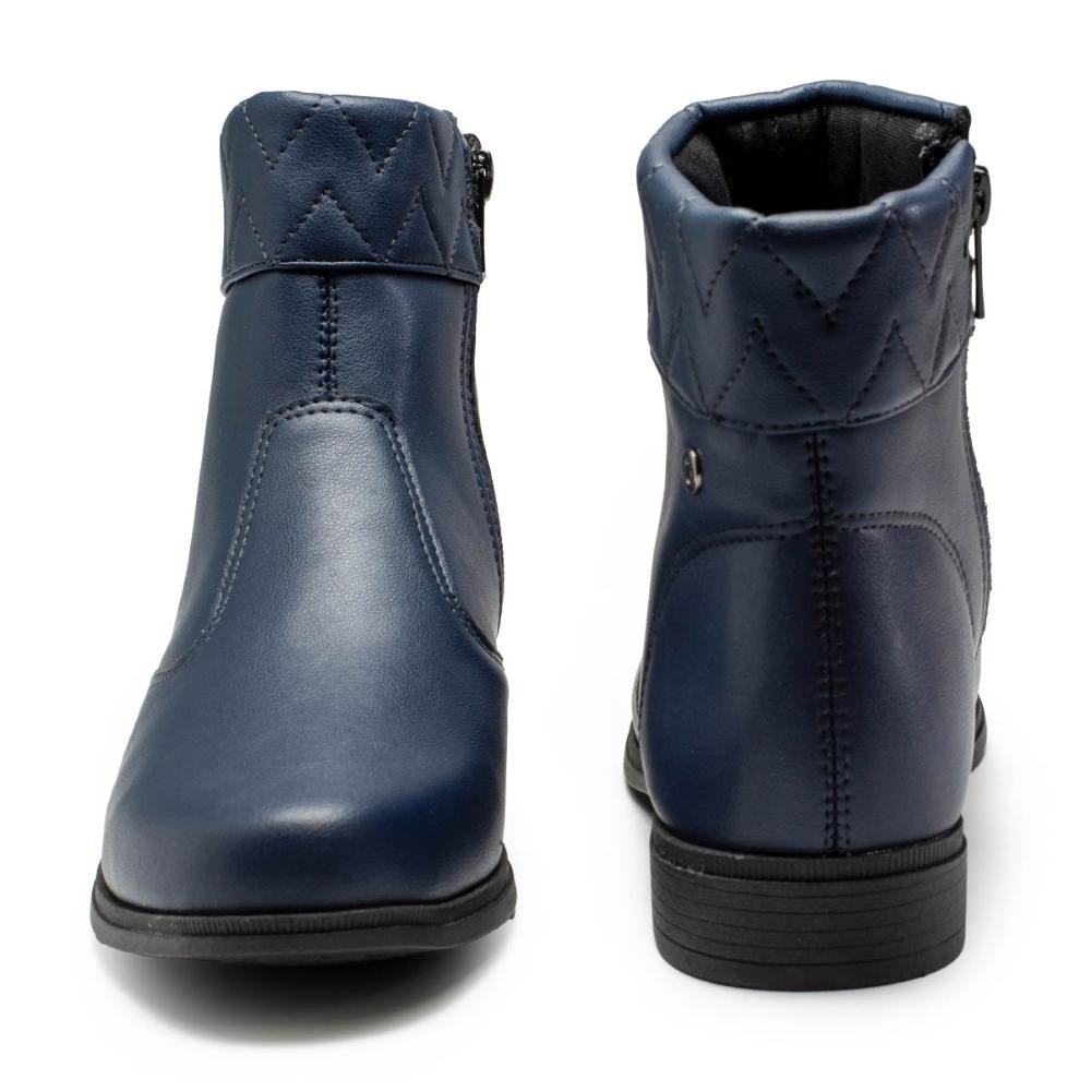 Bota Campesí de Cano Curto Marinho Feminina CP972 Azul 5