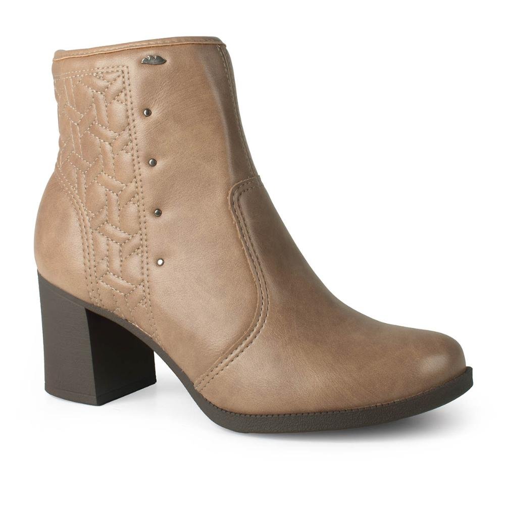 Bota Dakota de Cano Curto Feminina DA823 Marrom Claro 3