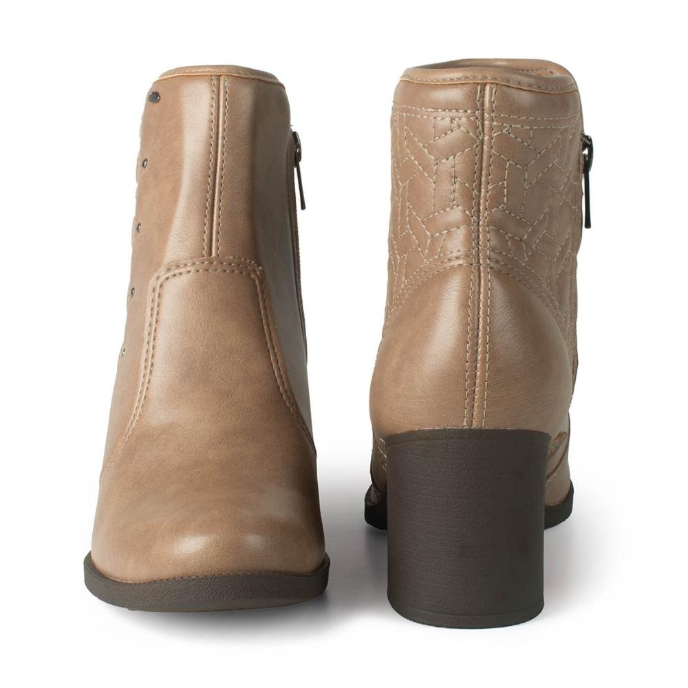 Bota Dakota de Cano Curto Feminina DA823 Marrom Claro 6