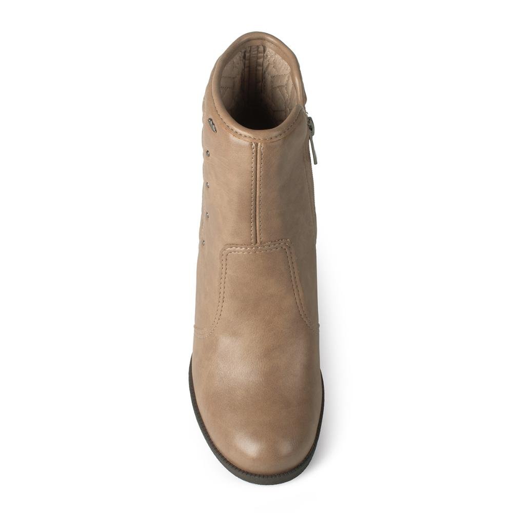 Bota Dakota de Cano Curto Feminina DA823 Marrom Claro 7