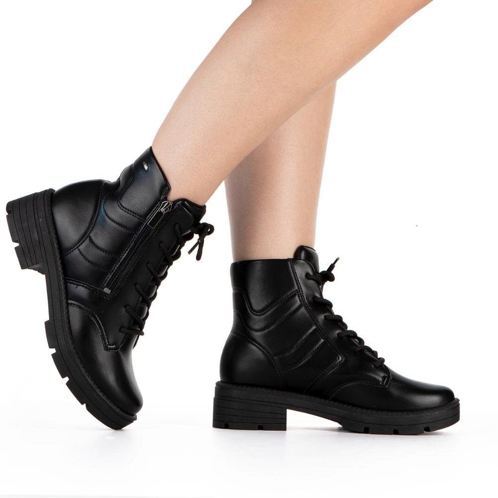 Bota Coturno Dakota Tratorada Feminina DA772 Preto 2