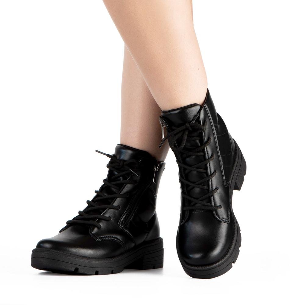Bota Coturno Dakota Tratorada Feminina DA772 Preto 7