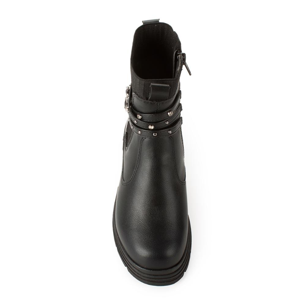 Bota Pink Cats Infantil de Cano Curto V5031 Preto 2