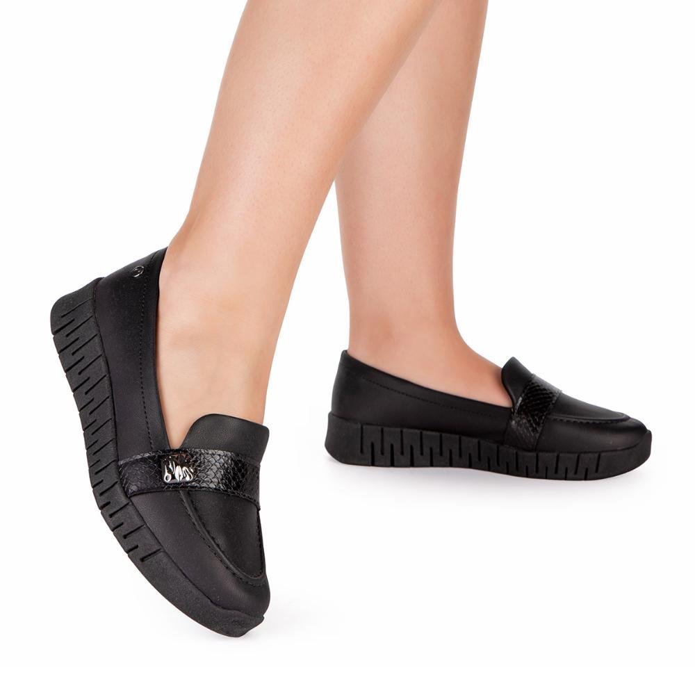 Sapato Campesí Loafer Feminino CP991 Preto 2