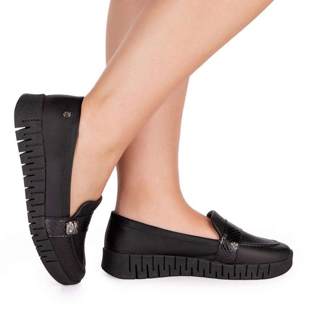 Sapato Campesí Loafer Feminino CP991 Preto 7