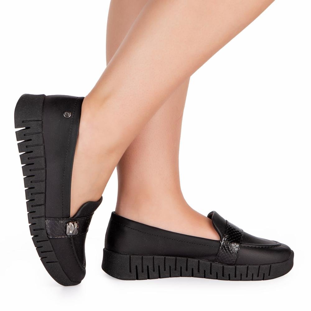 Sapato Campesí Loafer Feminino CP991 Preto 7