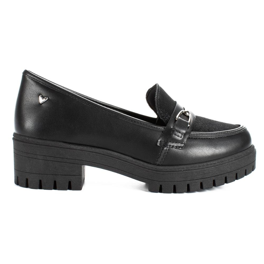 Sapato Mississipi Loafer Feminino Q8551A Preto 3