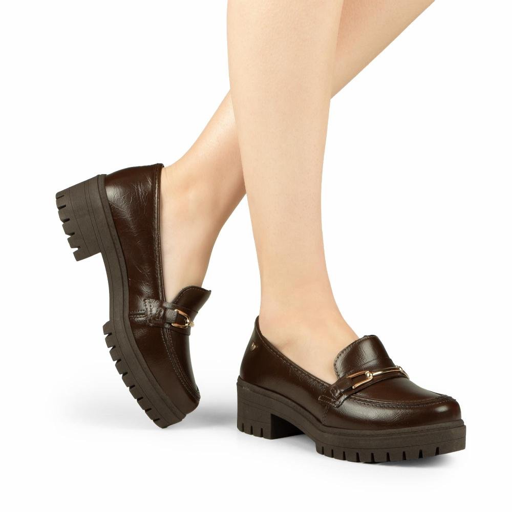 Sapato Mississipi Loafer Feminino Q8551A Marrom 2