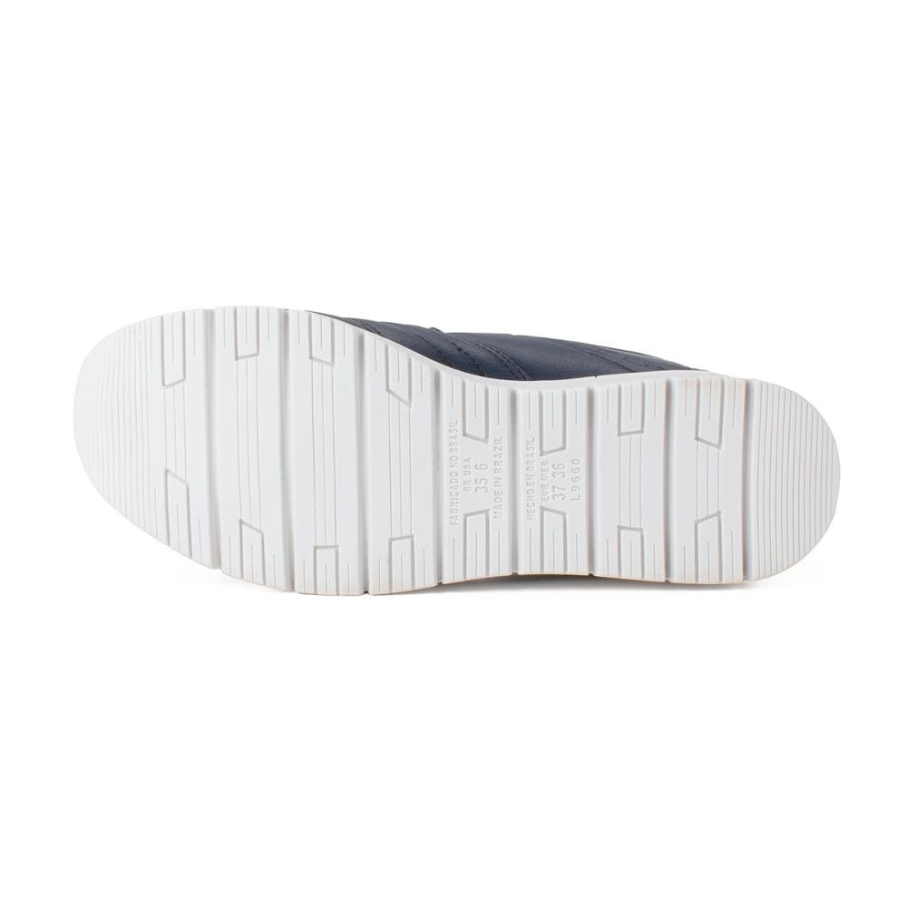 Tênis Campesí Casual de Calce Fácil Marinho Feminino CP693 Azul 4