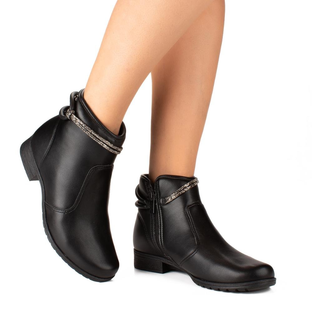Bota Dakota de Cano Curto Feminina DA925 Preto 2