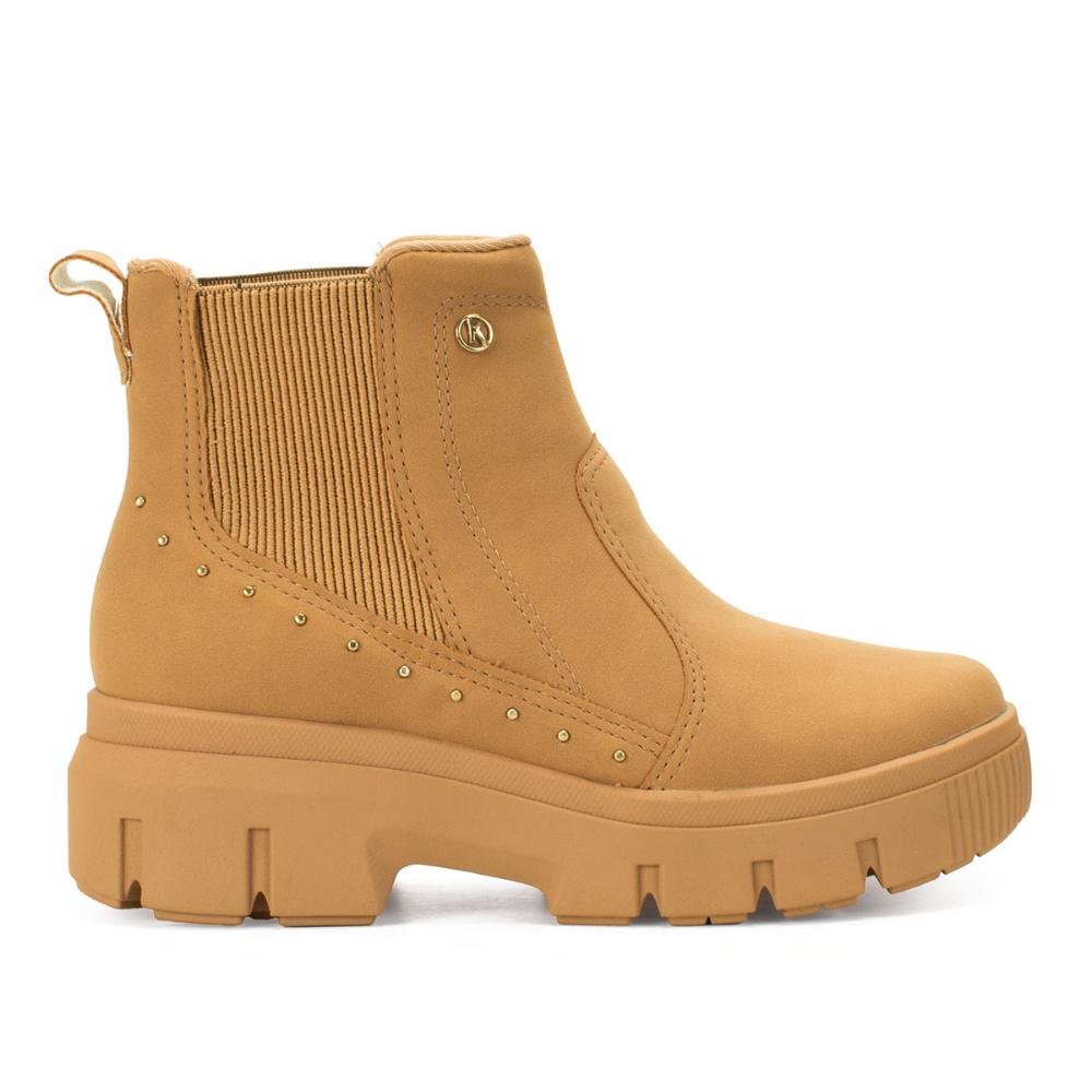 Bota Kolosh de Cano Curto Tratorada Feminino C3372 Caramelo 1