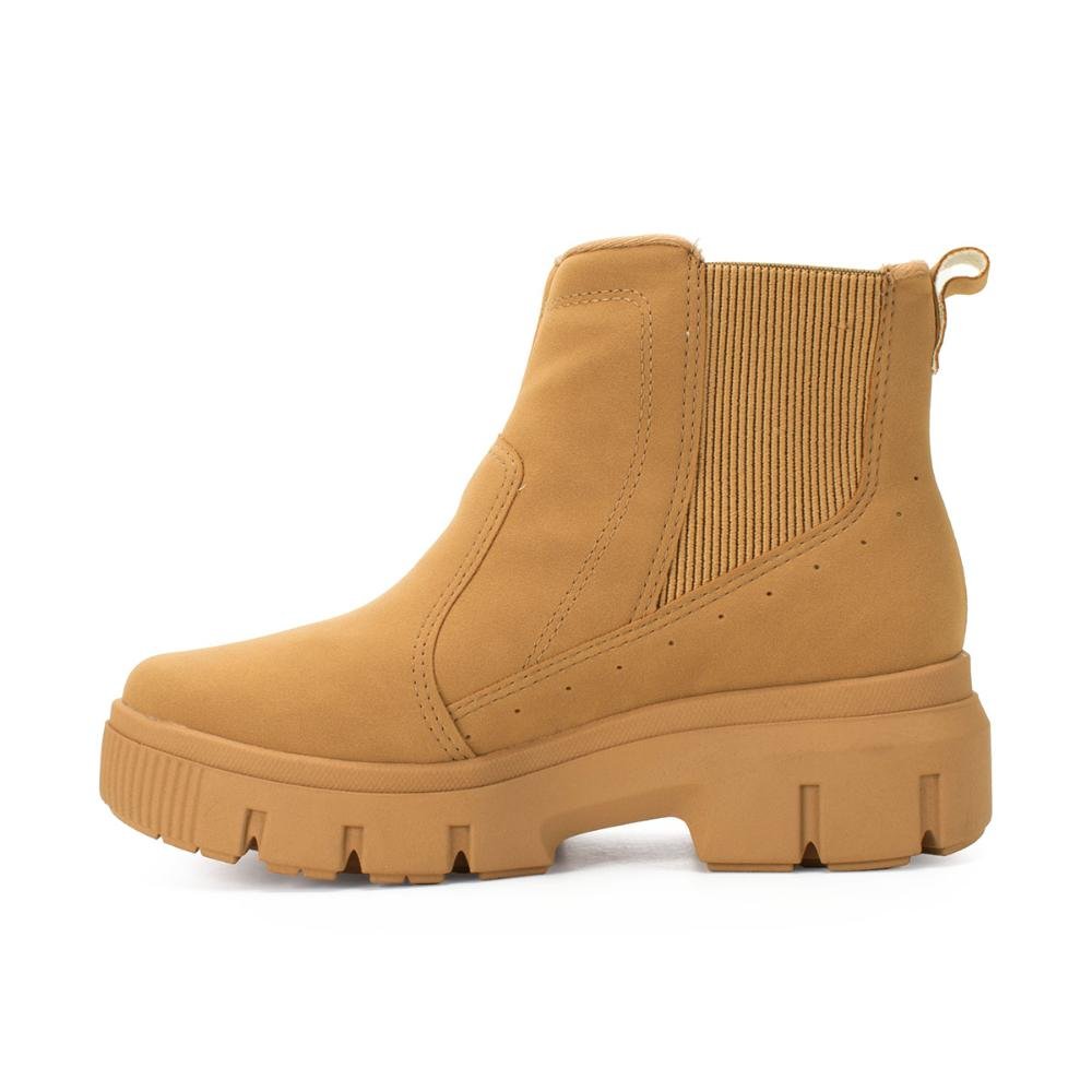 Bota Kolosh de Cano Curto Tratorada Feminino C3372 Caramelo 4