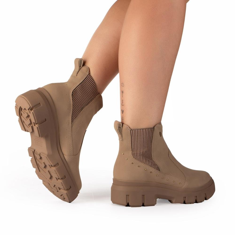 Bota Kolosh de Cano Curto Tratorada Feminino C3372 Marrom 2