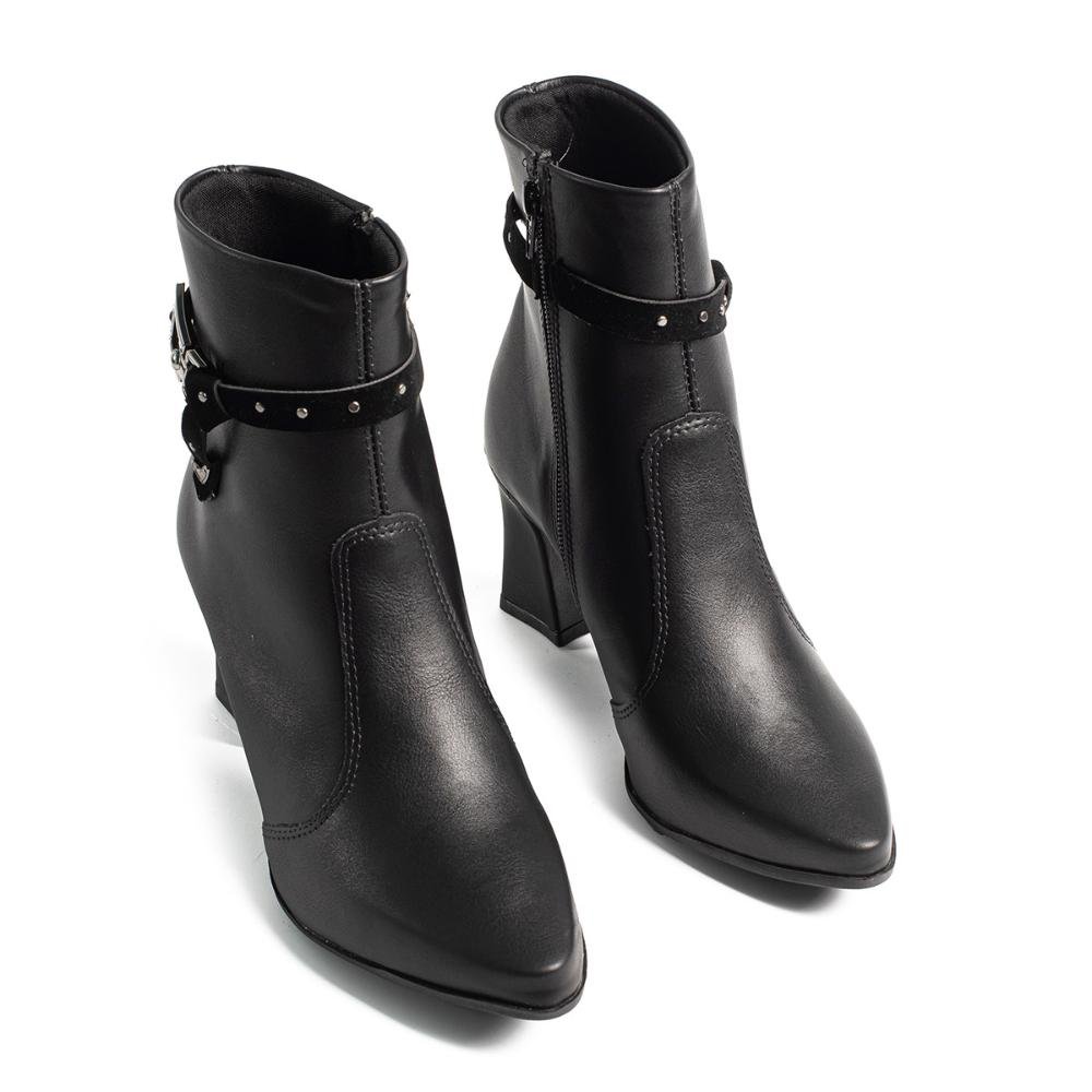 Bota Mississipi de Cano Curto Feminina ME561 Preto 4