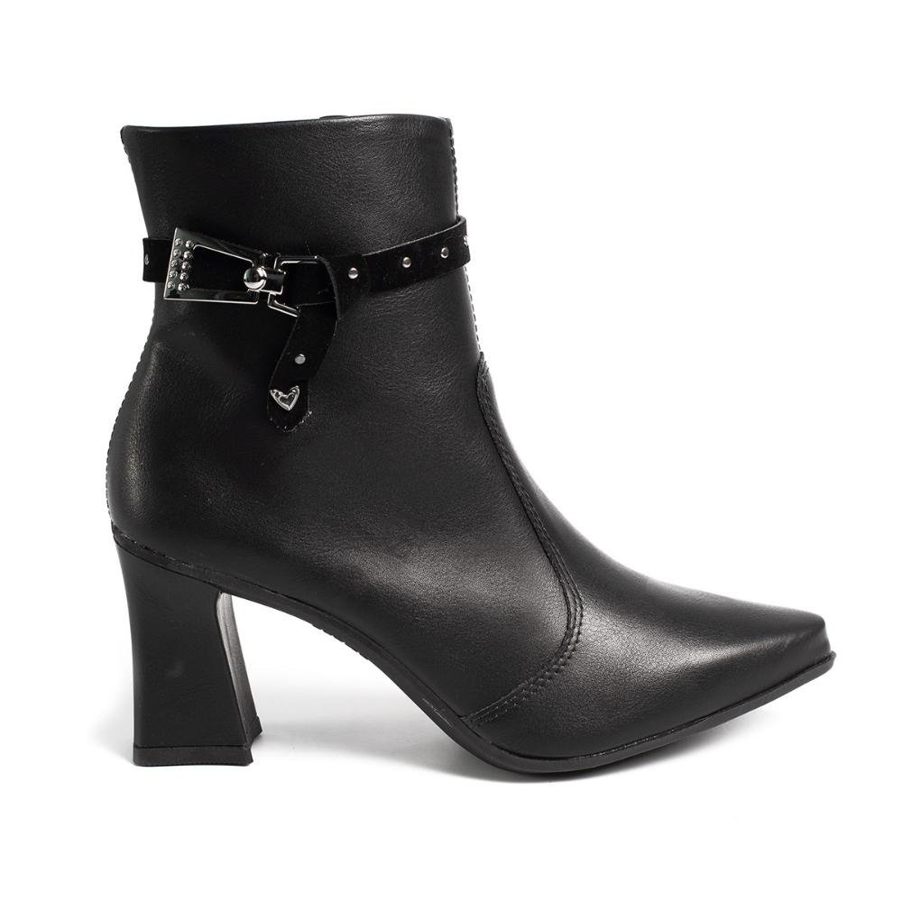 Bota Mississipi de Cano Curto Feminina ME561 Preto 7
