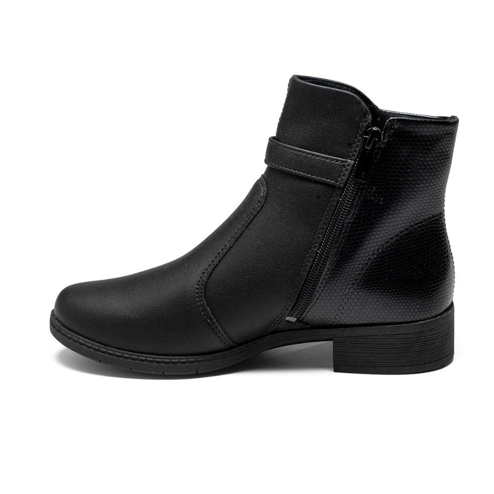 Bota Campesí de Salto Baixo Feminina CP011 Preto 4