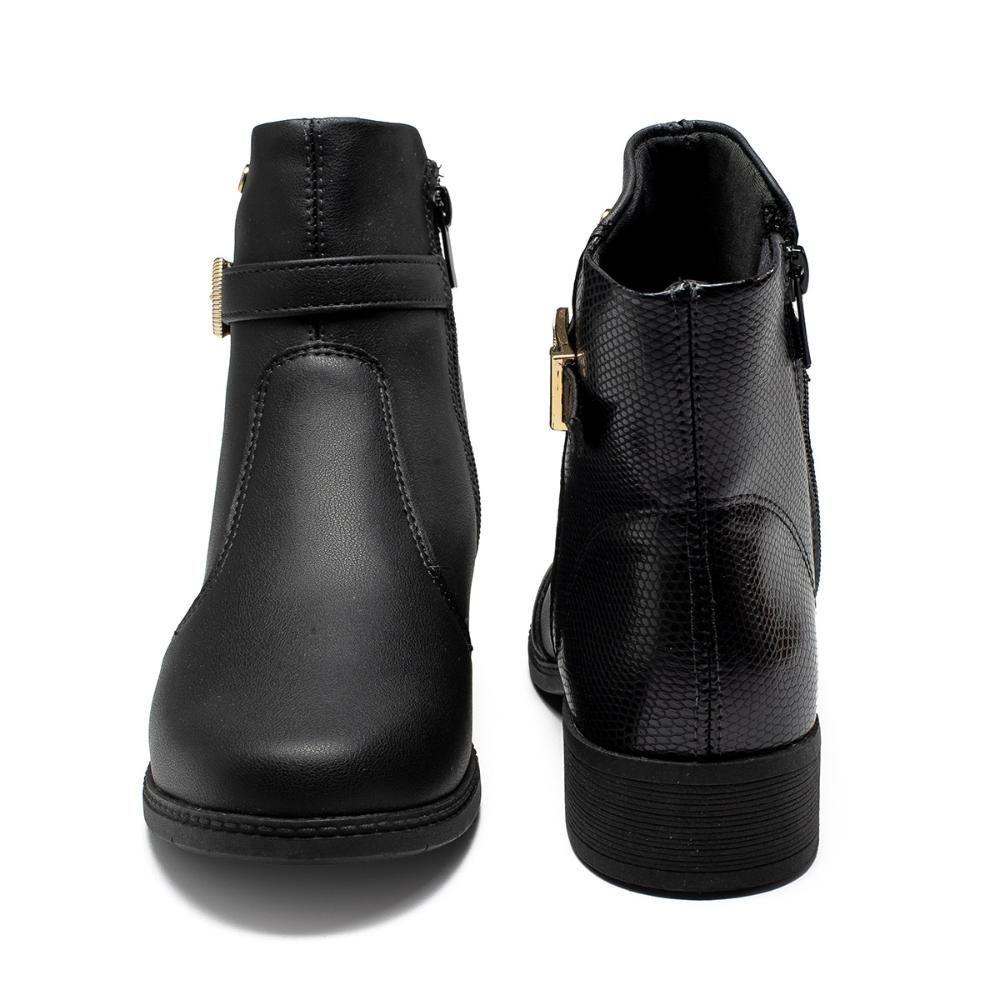 Bota Campesí de Salto Baixo Feminina CP011 Preto 5