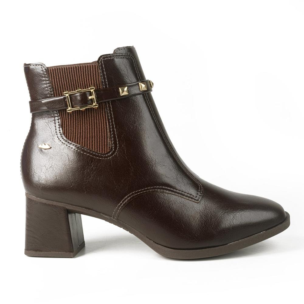 Bota Dakota de Cano Curto Feminina D0482 Café 3