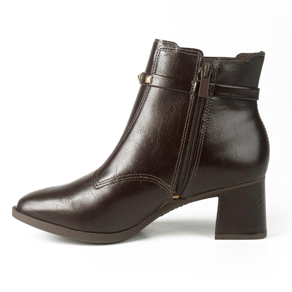 Bota Dakota de Cano Curto Feminina D0482 Café 4